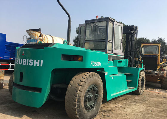 2009 Year Used Mitsubishi 30T Forklift , Second Hand FD300 Diesel Forklift