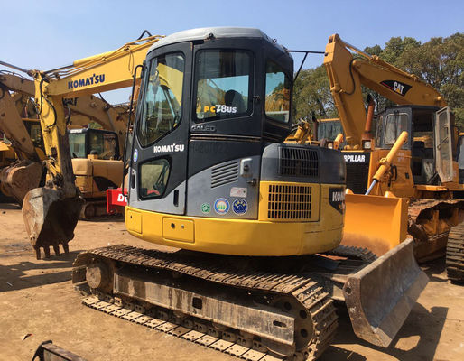 Crawler 2016 Year PC78US 5.5km/H Used Komatsu Excavator